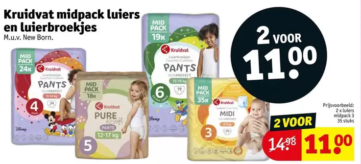 Disney - Midpack Luiers En Luierbroekjes