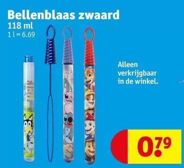 De - Bellenblaas zwaard