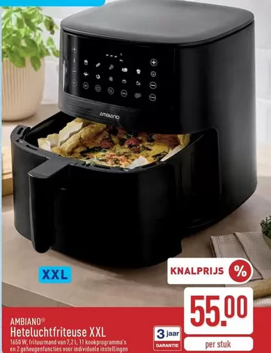 Heteluchtfriteuse XXL
