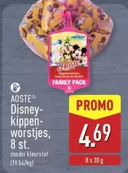 Disney - -kippen-worstjes, 8 st.