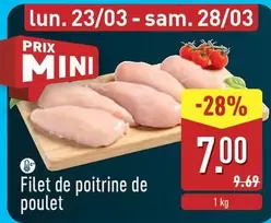 De - Filet de poitrine de poulet