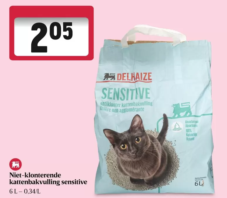 Kattenbakvulling sensitive