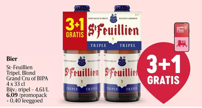 St-Feuillien Tripel. Blond Grand Cru of BIPA