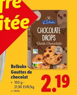 Dark - Gouttes de chocolat