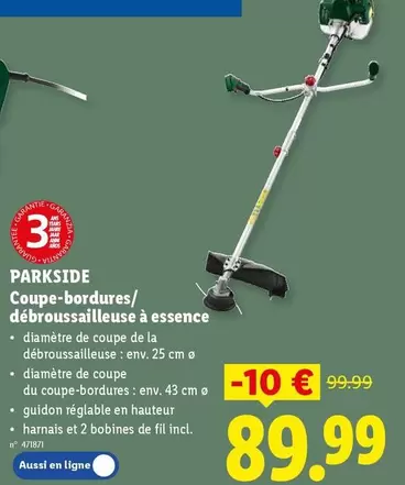 De - Coupe-bordures/ débroussailleuse à essence