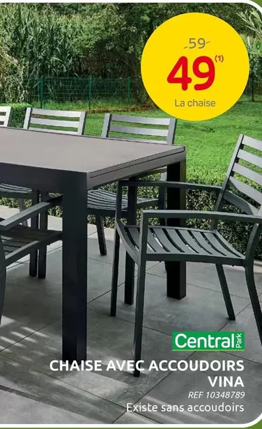 CHAISE AVEC ACCOUDOIRS VINA