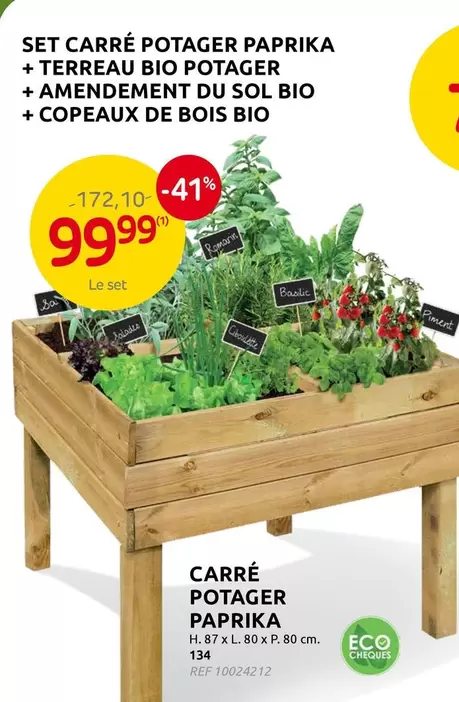 De - CARRÉ POTAGER PAPRIKA