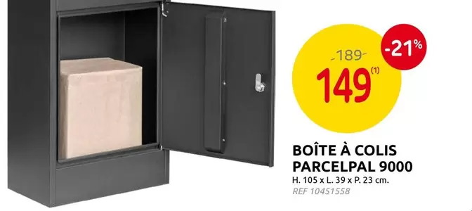BOÎTE À COLIS PARCELPAL 9000