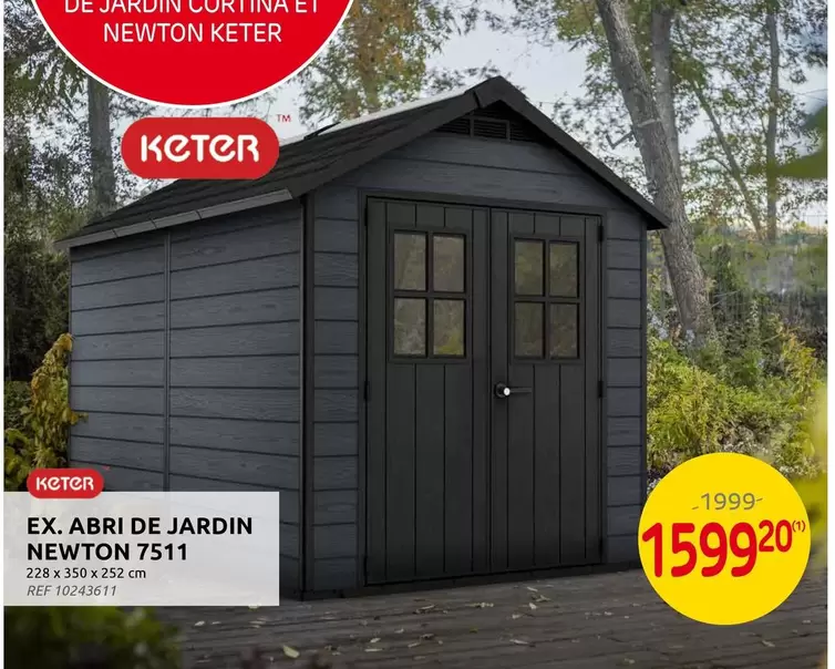 De - ABRI DE JARDIN NEWTON 7511