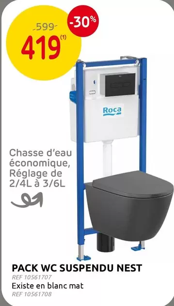 De - PACK WC SUSPENDU NEST