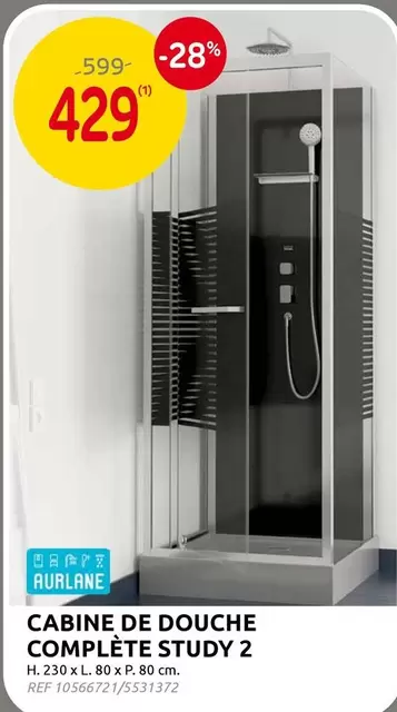 De - CABINE DE DOUCHE COMPLÈTE STUDY 2