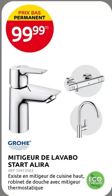 De - MITIGEUR DE LAVABO START ALIRA