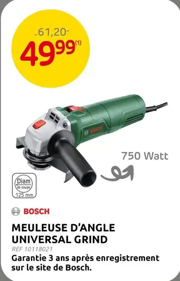 Bosch - MEULEUSE D'ANGLE UNIVERSAL GRIND
