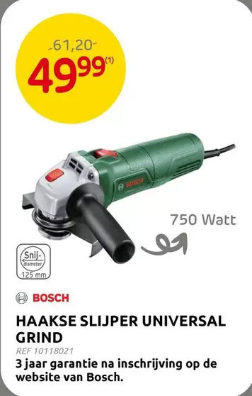 Bosch - HAAKSE SLIJPER UNIVERSAL GRIND