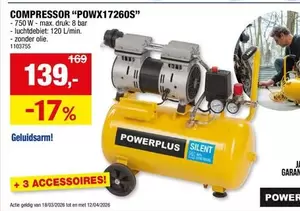 Bar - COMPRESSOR "POWX17260S"
