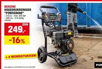 Bar - HOGEDRUKREINIGER "POWXG9090"