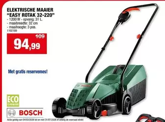 Bosch - ELEKTRISCHE MAAIER "EASY ROTAK 32-220"