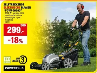 ZELFTREKKENDE ELEKTRISCHE MAAIER "POWPG6290"
