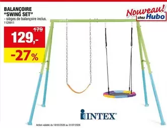 Intex - BALANCOIRE "SWING SET"
