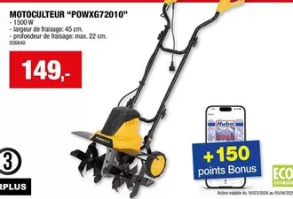 De - MOTOCULTEUR "POWXG72010"
