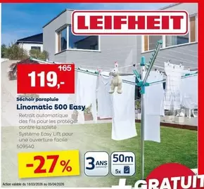 Séchoir parapluie Linomatic 500 Easy 509540