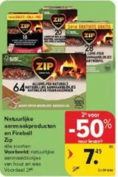 Natuurlijke aanmaakproducten en Fireball