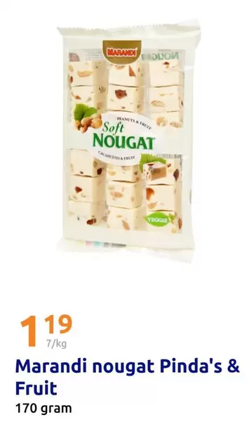 Soft Nougat Pinda's & Fruit