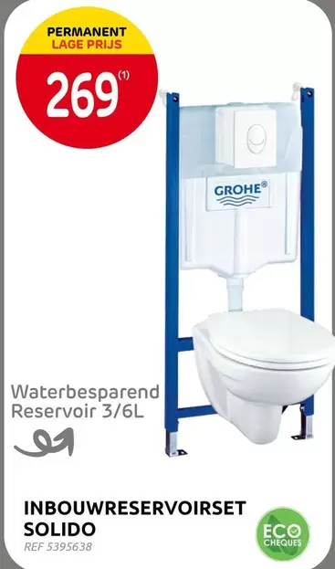 INBOUWRESERVOIRSET SOLIDO