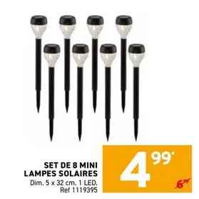 De - SET DE 8 MINI LAMPES SOLAIRES