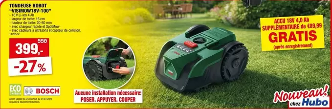 Bosch - TONDEUSE ROBOT "VISMO100-100"