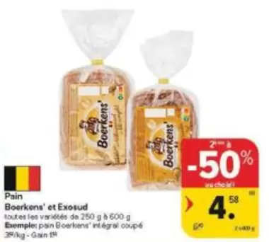 De - Pain Boerkens' et Exosud