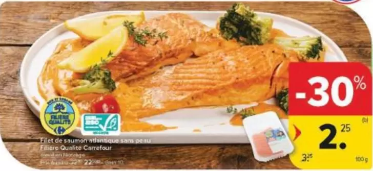 De - Filet de saumon