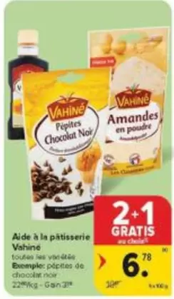 De - Pépites Chocolat Noir et Amandes en poudre