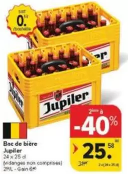 Jupiler - Bière  24 x 25 cl