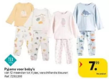 Pyjama voor baby's