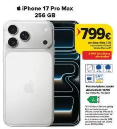 Iphone - iPhone 17 Pro Max 256 GB