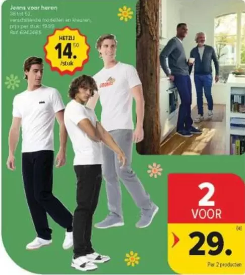 Jeans voor heren 28 t/m 52