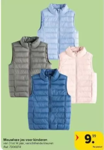 Mouwloze jas voor kinderen, Ref. 7206874