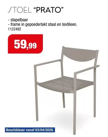 STOEL "PRATO"