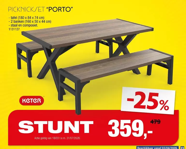 PICKNICK/SET "PORTO"