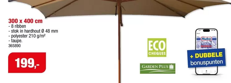 Parasol 300 x 400 cm