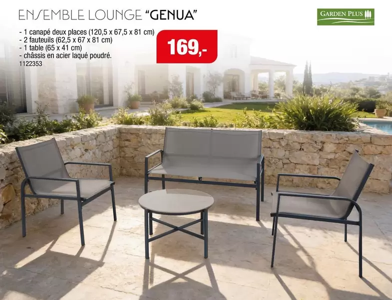 ENSEMBLE LOUNGE "GENUA"