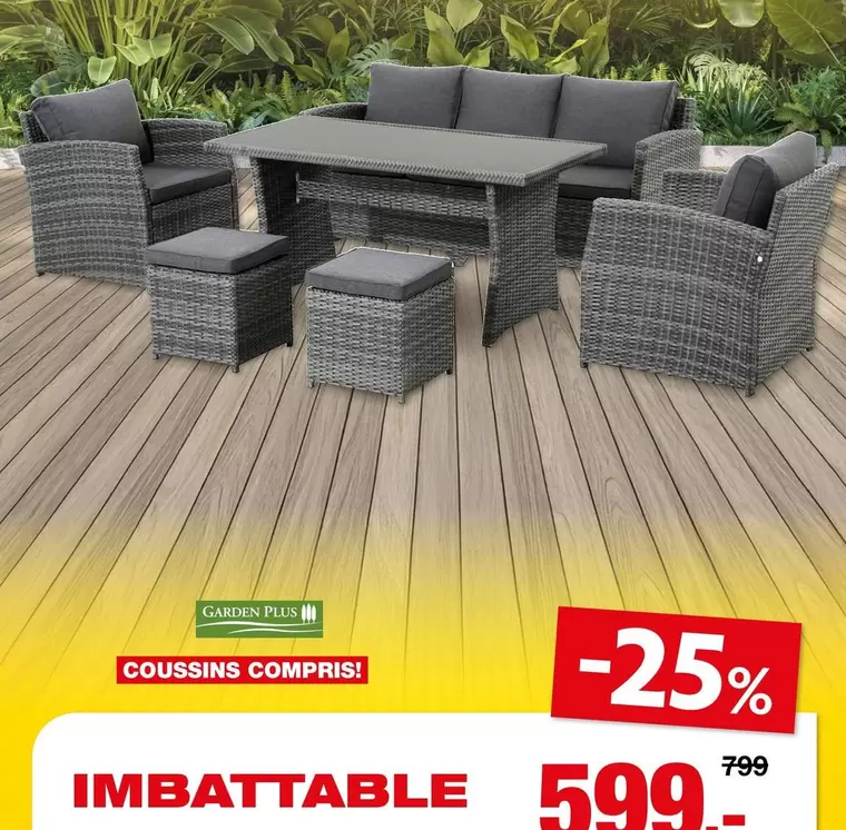 Garden Plus Outdoor Furniture Set