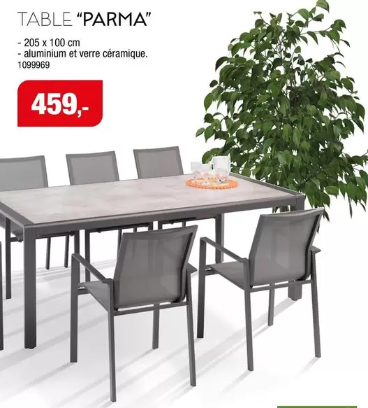 TABLE "PARMA"