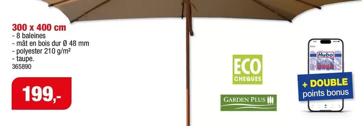 Parasol 300 x 400 cm