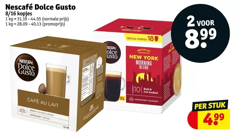 Coffee - Dolce Gusto 8/16 kopjes
