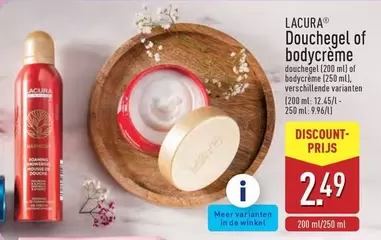 De - Douchegel of bodycrème