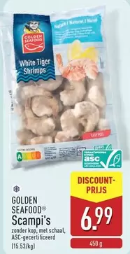 White -  Tiger Scampi's