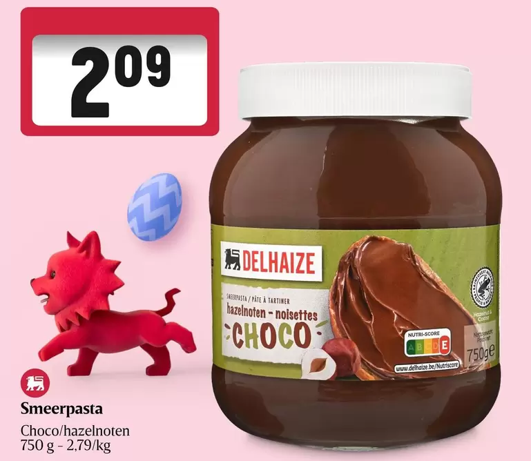 Smeerpasta Choco/hazelnoten