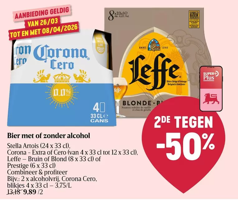 De - Bier met of zonder alcohol